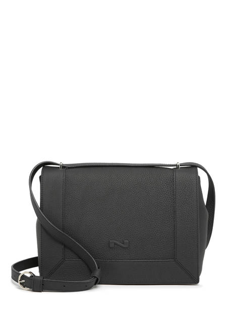 Cross Body Tas Amsterdam Leder Nathan baume Zwart mondrian EN01075